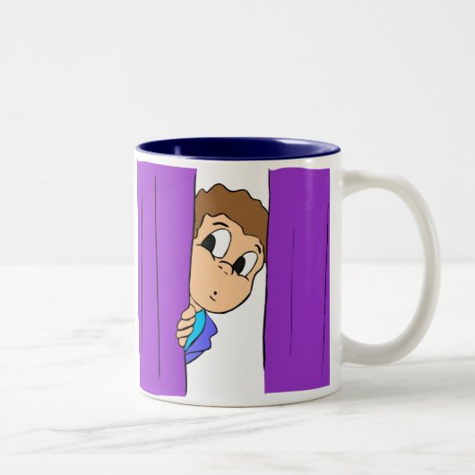 Bühne Fright Zweifarbige Tasse (Rechts)