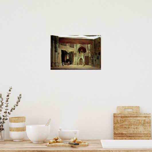 Bühne für die Oper Poster (Küche)