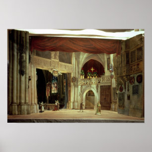 Bühne für die Oper Poster