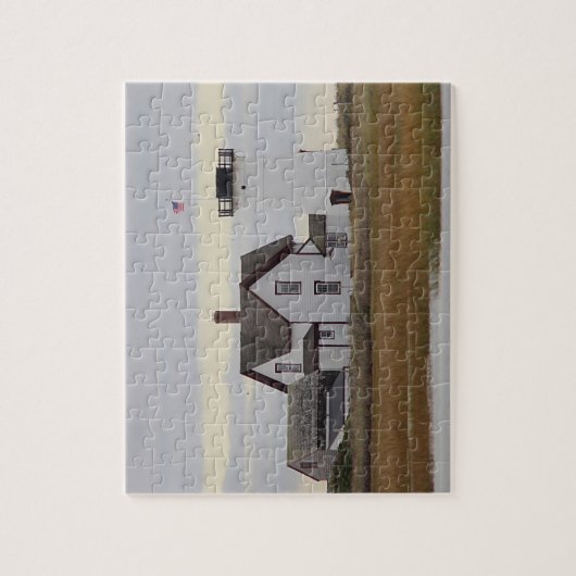 Bühne-Hafen-Leuchtturm Puzzle (Vertikal)