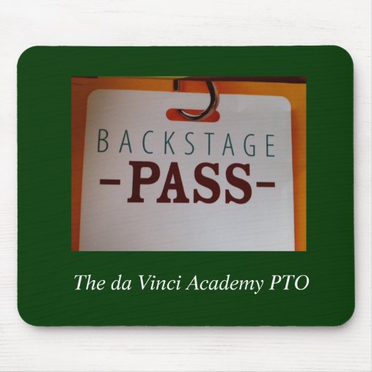 Bühne hinter dem Vorhang-DurchlaufMausunterlage Mousepad (Vorne)