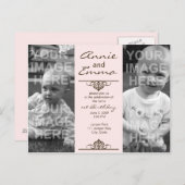 Bühne im Zentrum Einladungspostkarte (Vorne/Hinten)