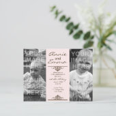 Bühne im Zentrum Einladungspostkarte (Stehend Vorderseite)