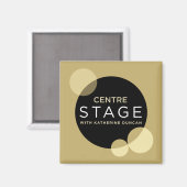 Bühne im Zentrum Magnet (Vorderseite/Rückseite)