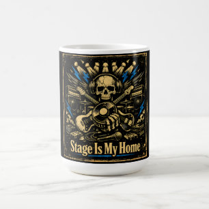 Bühne ist mein Zuhause – Performer Rock Stolz Kaffeetasse