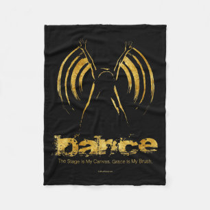 Bühne ist meine Leinwand (Tanz) Fleecedecke
