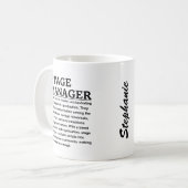 Bühne Kaffeetasse (Vorderseite Links)
