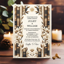 Bühne Library Old English Book Club Cover Wedding
