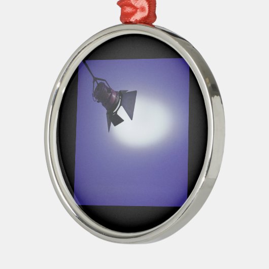 Bühne-Licht Silbernes Ornament (Links)