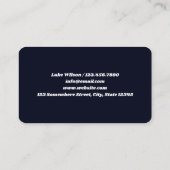 Bühne Lighting Visitenkarte (Rückseite)