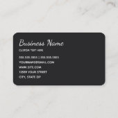 Bühne Lighting Visitenkarte (Rückseite)