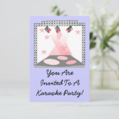 Bühne Lights Einladung Karaoke Broadway Theater (Stehend Vorderseite)