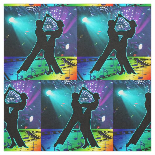 Bühne-Lights und Musik #4 Stoff (Muster)