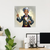 Bühne Magician Poster (Heimbüro)
