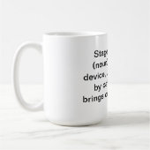 Bühne-Manager-Definitions-Tasse Kaffeetasse (Links)