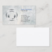 Bühne Manager Fett Kopfhörer Symbol Visitenkarte (Vorne/Hinten)