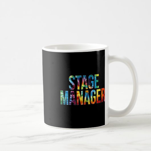 Bühne Manager Gefärbte Krawatte Bewertung Tag Hall Kaffeetasse (Rechts)