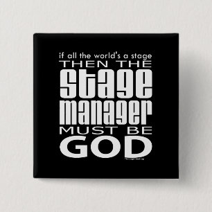 Bühne-Manager-Gott Button
