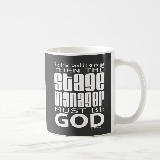 Bühne-Manager-Gott Kaffeetasse (Rechts)
