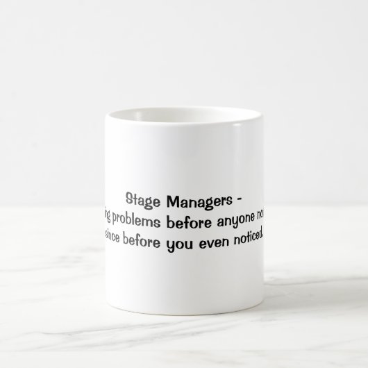 Bühne-Manager - Lösen von Problemen Kaffeetasse (Mittel)