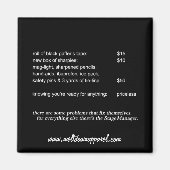 Bühne Manager Magnet (Schwarz) (Vorne)