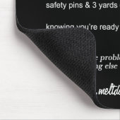 Bühne-Manager Mousepad (Schwarzes) (Ecke)