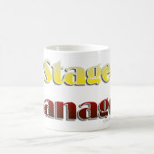 Bühne-Manager (nur Text) Kaffeetasse (Mittel)