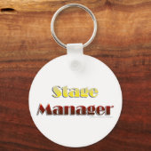 Bühne-Manager (nur Text) Schlüsselanhänger (Vorderseite)