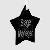 Bühne Manager Ornament (Vorderseite)