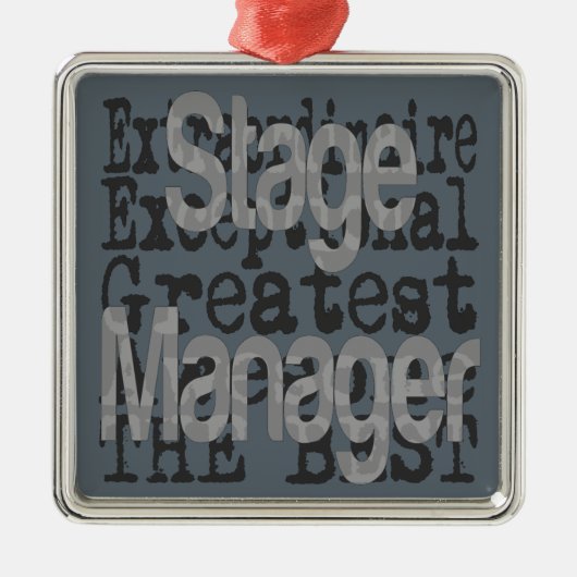 Bühne Manager Ornament Aus Metall (Vorne)