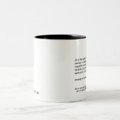 Bühne-Manager-Tasse (B/W) Zweifarbige Tasse (Mittel)