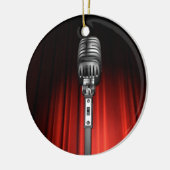 Bühne Mikrofon Keramik Ornament (Links)