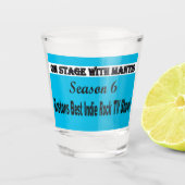 Bühne mit Mantis - Saison 6 - Erschussglas Schnapsglas (Vorderseite)