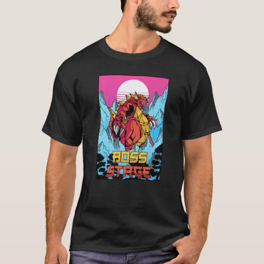 Bühne Otaku Vaporwave T-Shirt (Vorderseite)