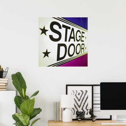 Bühne Poster (Heimbüro)