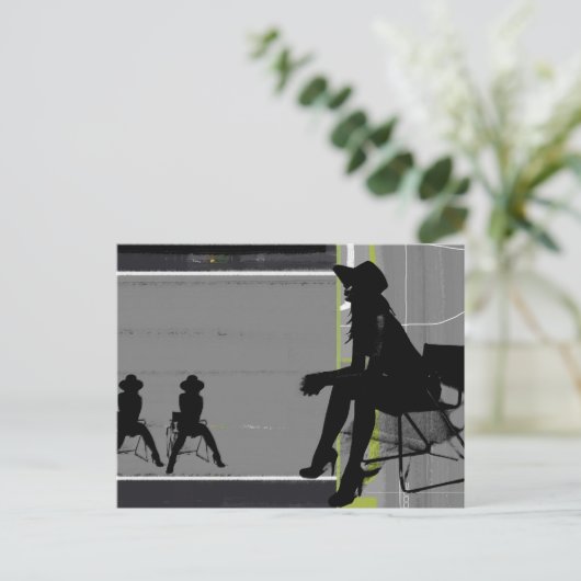 Bühne Postkarte (Stehend Vorderseite)