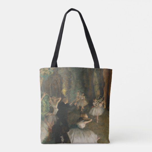 Bühne Probe | Edgar Degas Impressionist Tasche (Rückseite)