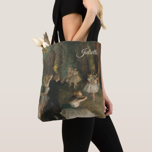 Bühne Probe | Edgar Degas Impressionist Tasche (Von Nahem)