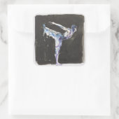 Bühne Quadratischer Aufkleber (Tasche)