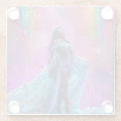 Bühne Queen Digital Art Glasuntersetzer (Rückseite)