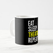 Bühne Schauspielerin Geschenk T - Schlafsack-Schau Kaffeetasse (Vorderseite Links)