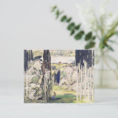 Bühne Set Design for Act I of 'Daphnis and Postkarte (Stehend Vorderseite)