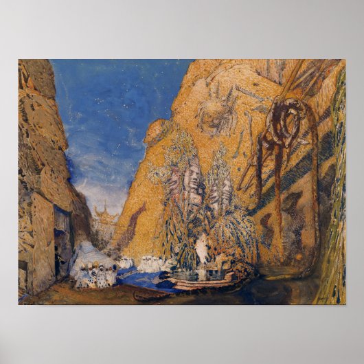Bühne-Set für das "Dieu Bleu" Poster (Vorne)
