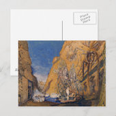 Bühne-Set für das "Dieu Bleu" Postkarte (Vorne/Hinten)