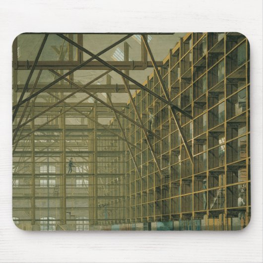 Bühne-Set-Werkstatt der Paris-Oper, c.1800-20 Mousepad (Vorne)