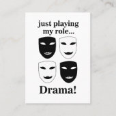 Bühne  Theater Leiter Darstellende Künste Visitenkarte (Vorderseite)