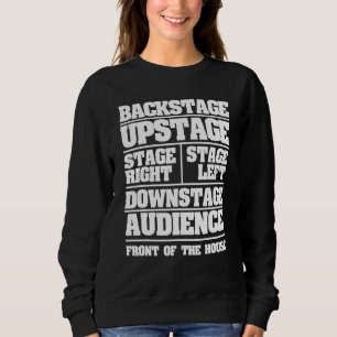 Bühne Theater Oper Anatomie Drama Kunst, Dichtung Sweatshirt