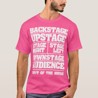 Bühne Theater Oper Anatomie Drama Kunst, Dichtung  T-Shirt