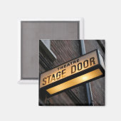 Bühne Tür! Magnet (Vorderseite/Rückseite)