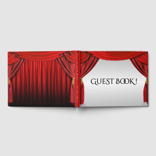 Bühne Vorhangtheater Gästebuch (Voll)